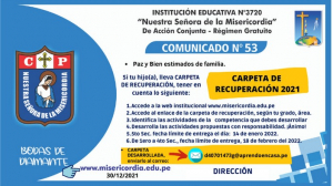 CARPETA DE RECUPERACI&Oacute;N