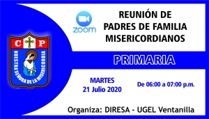 REUNI&Oacute;N DE PADRES DE FAMILIA